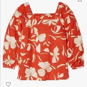 Plus Size Top by Ava & Viv Cotton/ Linen